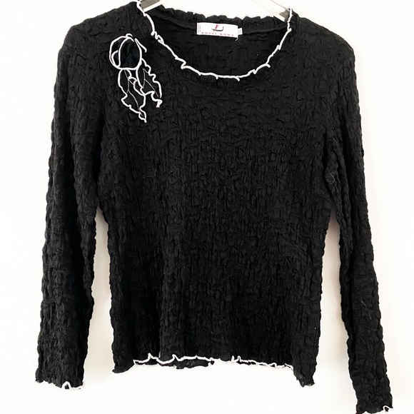 Rossi Roma 2 piece skirt and top set in black Sz M - Picture 2 of 11